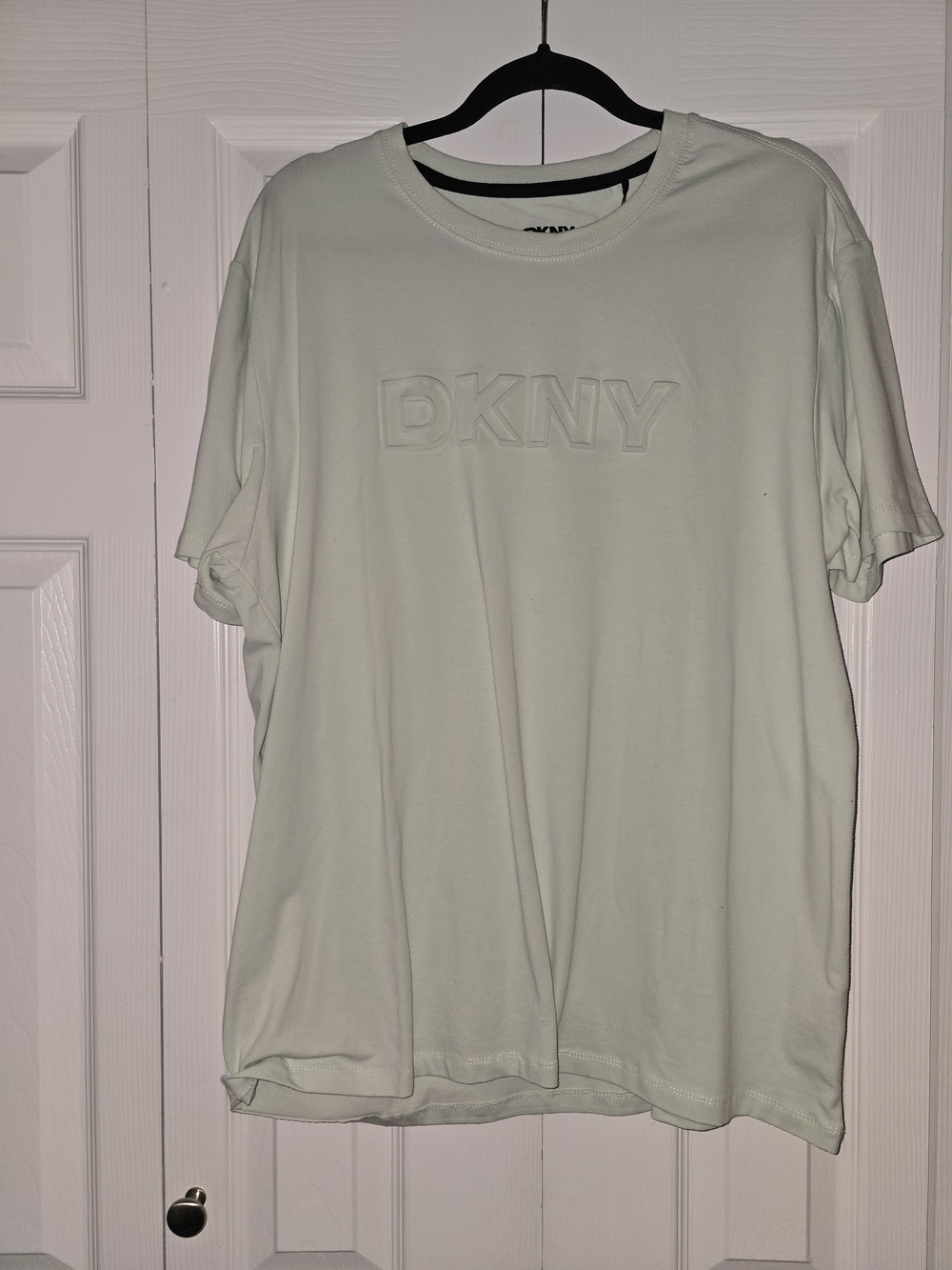 Dkny Mint Green Logo Short Sleeve Tee